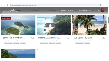 Bolehkah Secara Aturan Crazy Rich Beli Pulau-pulau Kecil? Ini Penjelasannya