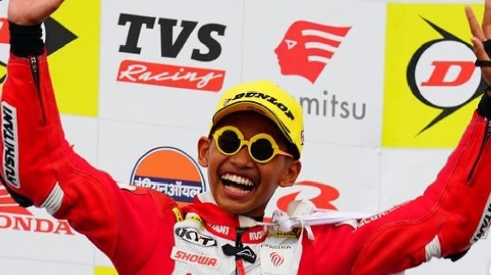 Kisah Pebalap Veda Ega Pratama, dari Parkiran Pasar Sapi Gunungkidul Jadi Juara di Italia