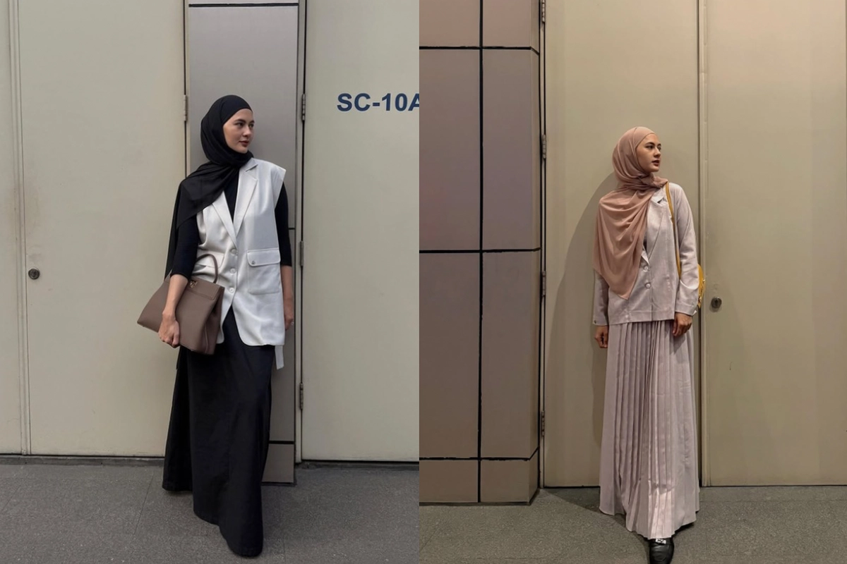 5 Gaya Modest Paula Verhoeven, Elegan dan Stylish dalam Balutan Hijab