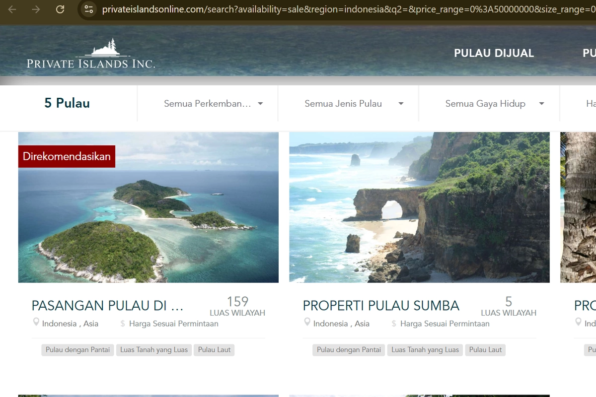 Menteri KP Trenggono: Pulau Kecil Tidak Boleh Dijual, Akan Diawasi Satelit