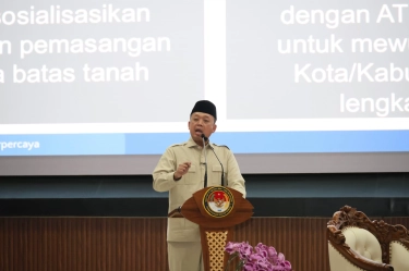 Menteri ATR/BPN Nusron Wahid Ajak Kepala Daerah Sosialisasi Pemasangan Patok Batas Tanah, Cegah Sengketa Lahan