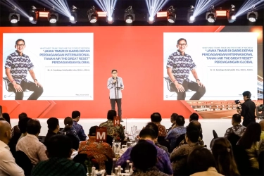 Sandiaga: Jatim Punya Bahan Baku, Kurangi Ketergantungan Impor