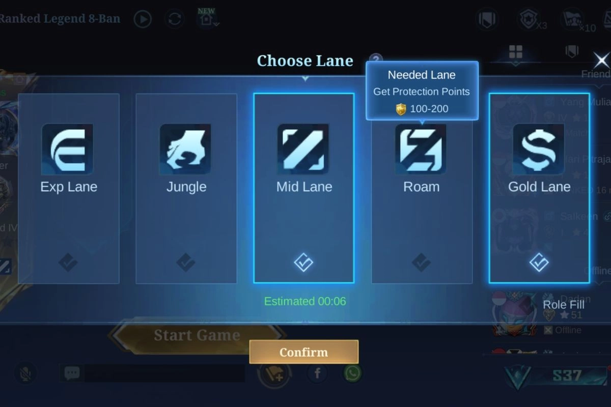 Moonton Rilis Lane Matchmaking di Mobile Legends, Mirip Fitur Honor of Kings