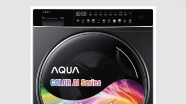 AQUA Elektronik Luncurkan Mesin Cuci Front Load dengan Teknologi Color Touch AI