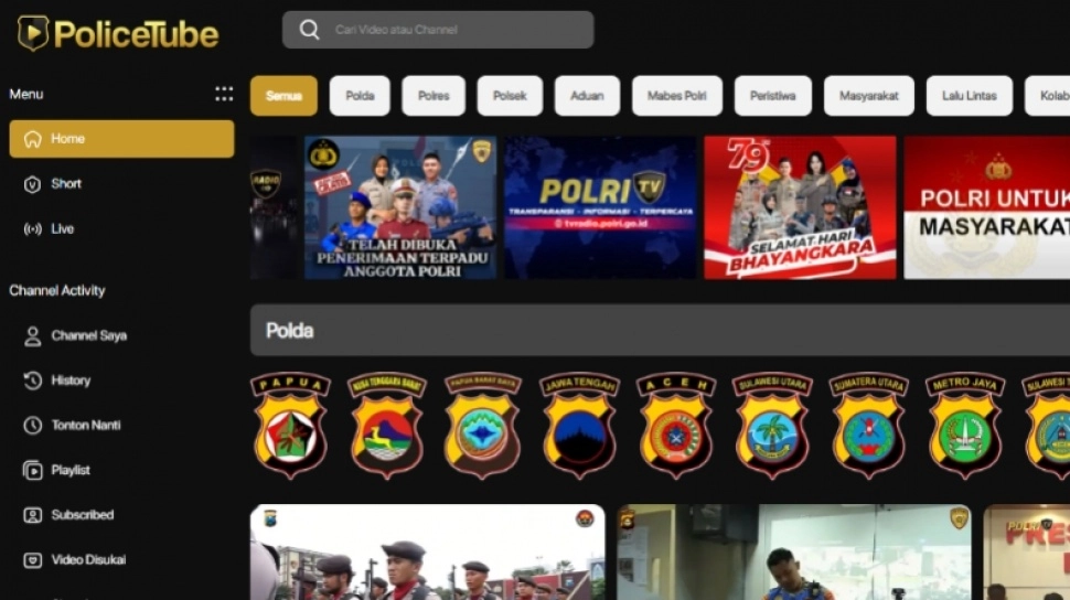 Mengenal PoliceTube: Platform Mirip Youtube untuk Melihat Kinerja Polisi