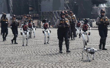 Tengok Kemampuan Robot Humanoid dan Robot Anjing Polri yang Bakal Tampil dalam Peringatan Hari Bhayangkara ke-79