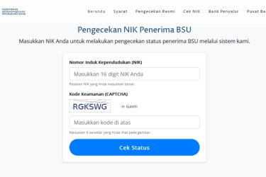 Cara Cek Validasi BSU 2025 dengan NIK, Apakah Kamu Lolos?