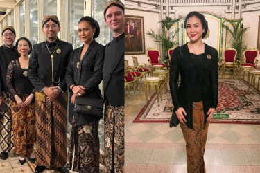 Gaya 5 Selebritas di Kirab Malam 1 Suro 2025, Sherina Pakai Jarik Wahyu Tumurun