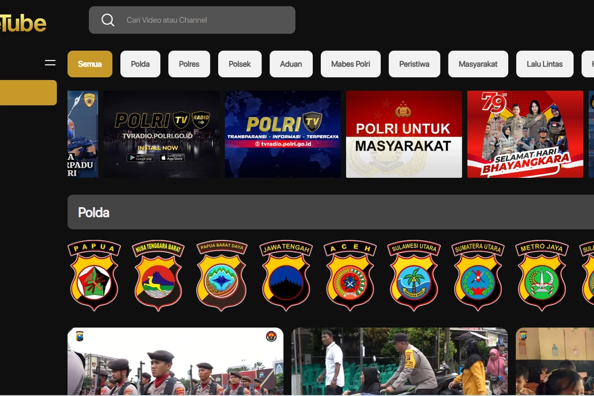 Policetube, Ketika Polri Bikin ''YouTube'' Versi Mereka, Apa Urgensinya?