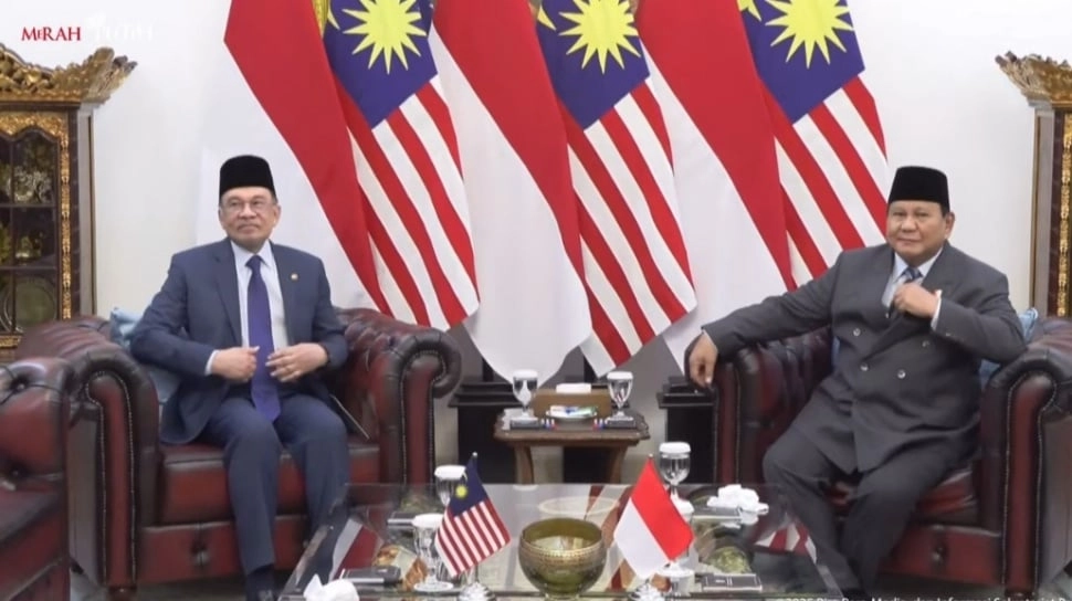 Prabowo Terima PM Malaysia Anwar Ibrahim di Istana, Lanjut Pertemuan 4 Mata