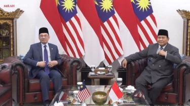 Prabowo Terima PM Malaysia Anwar Ibrahim di Istana, Lanjut Pertemuan 4 Mata