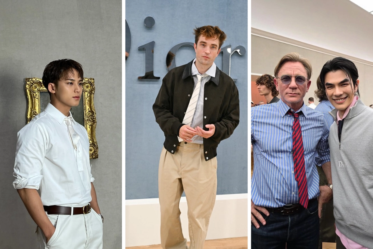 Gaya 8 Artis di Dior Men Paris Fashion Week, Robert Pattinson hingga Mingyu
