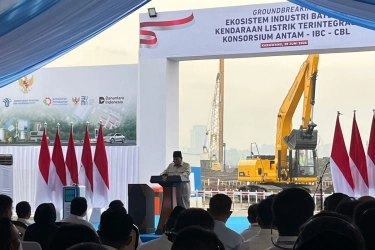 Mengapa Prabowo Terkejut Ada Tomy Winata di Peresmian Industri Baterai Listrik?