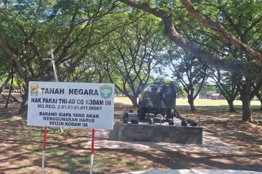 Sengketa Lahan Blang Padang, Kodam Iskandar Muda Tunggu Keputusan Pimpinan