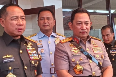 HUT Bhayangkara, Panglima TNI Ajak Polri Kawal Pencapaian Astacita Prabowo