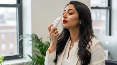 Cara Reapply Sunscreen saat Sedang Pakai Full Makeup, Harus Dihapus Dulu?