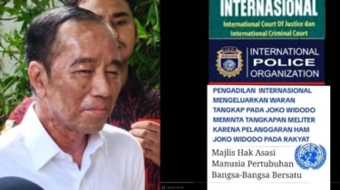 CEK FAKTA: Pengadilan Internasional Keluarkan Surat Penangkapan Jokowi?