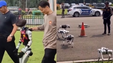 Resmi Perkenalkan 25 Robot Polisi, Berapa Dana yang Digelontorkan Polri?
