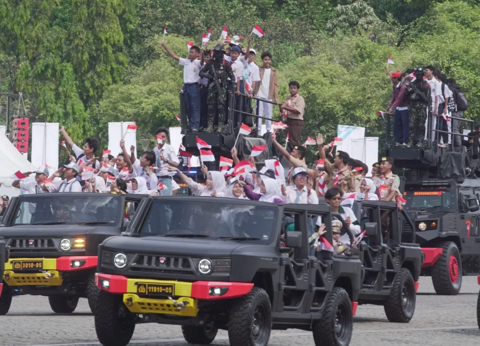 Terjadi Kepadatan Arus di Sekitar Monas saat Peringatan HUT Bhayangkara ke-79, Kakorlantas Polri: Tak Ada Kejadian yang Menonjol