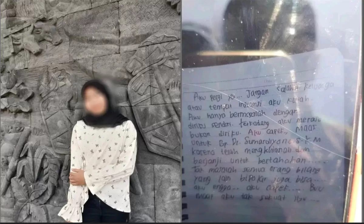 Viral Surat Wasiat Devita Sari Ungkap Derita Jiwa Sebelum Lompat ke Bengawan Solo