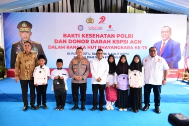 Kapolri Kunjungi Pabrik Sepatu di Balaraja, Tegaskan Komitmen Lindungi Buruh