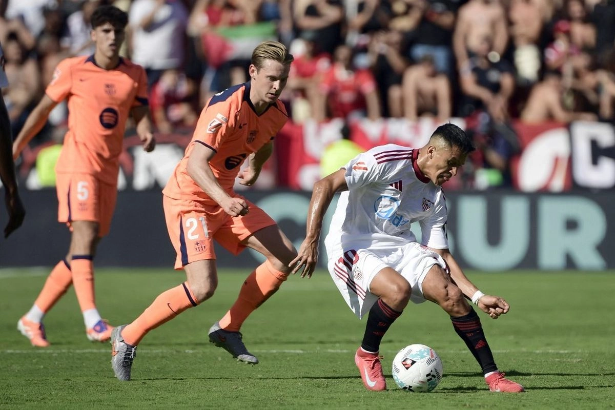 HT Skor Sevilla Vs Barcelona 2-1, Rashford Tipiskan Ketinggalan Barca