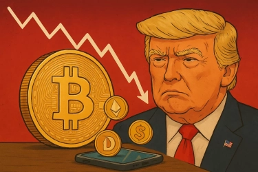 Trump Umumkan Tarif 100% untuk Tiongkok, Pasar Kripto Rontok Rp 3.300 Triliun