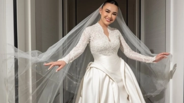 4 Fakta Wedding Dress Amanda Manopo Karya Hian Tjen: Timeless Terinspirasi Grace Kelly