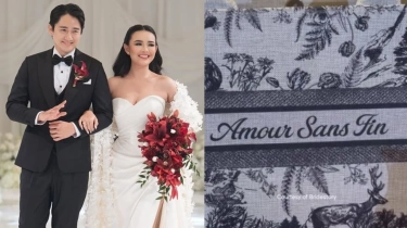 Arti Kata Amour Sans Fin, Tulisan di Tas Souvenir Nikahan Amanda Manopo Jadi Sorotan