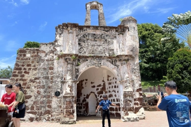 Cuma Tersisa Satu, Begini Bentuk Gerbang Pelabuhan Melaka Zaman Dulu