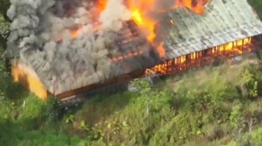 Kontak Senjata Pecah di Kiwirok, OPM Bakar Sekolah hingga Dipukul Mundur Aparat!