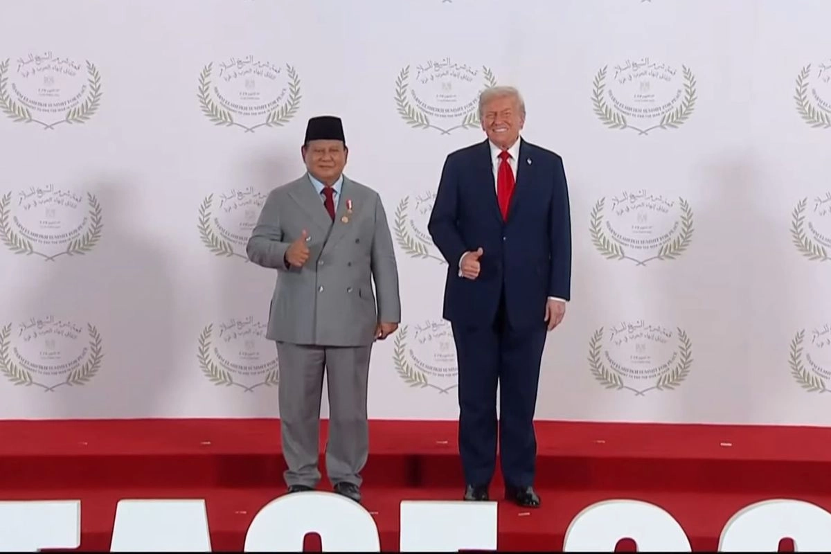 Donald Trump Sapa Prabowo sebagai Pria Tangguh di KTT Perdamaian Gaza