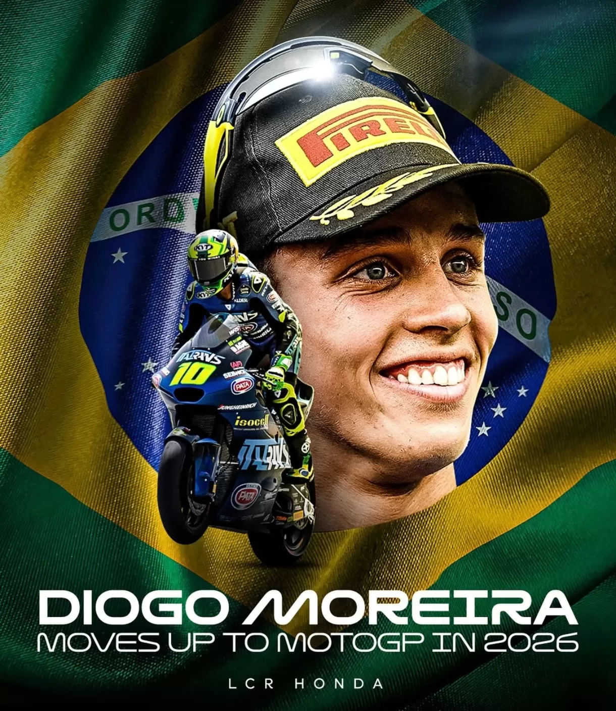 Resmi Tampil di MotoGP, Diogo Moreira akan Membalap untuk LCR Honda Musim Depan