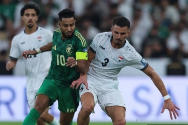 Hasil Arab Saudi Vs Irak 0-0, The Green Falcons Lolos ke Piala Dunia