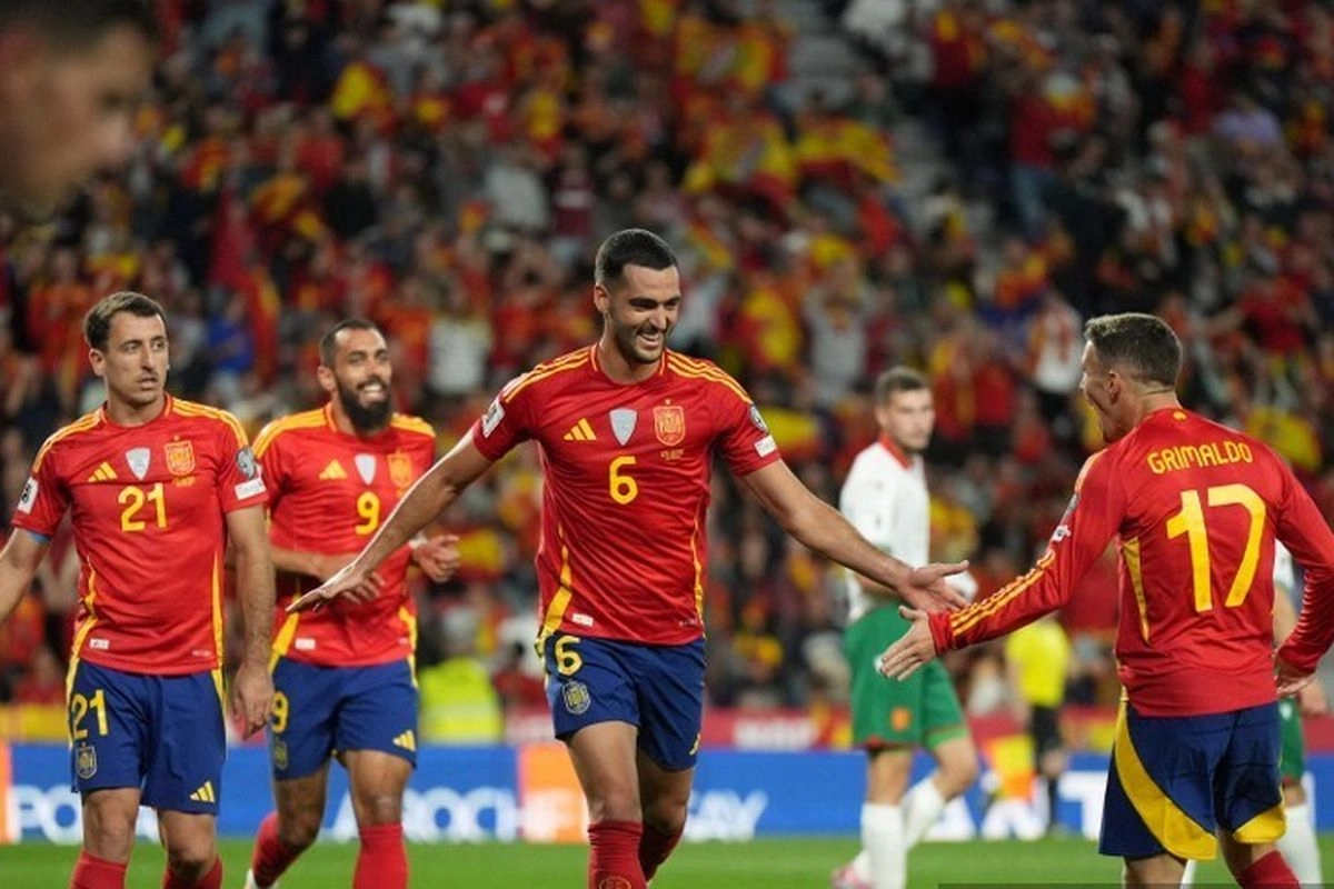 Hasil Lengkap Kualifikasi Piala Dunia 2026 Zona Eropa: Spanyol dan Inggris Panen Gol