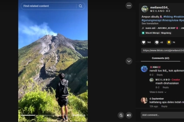 Spot Gunung Merapi yang Videonya Viral di Medsos Ini Ternyata Dilarang Didatangi