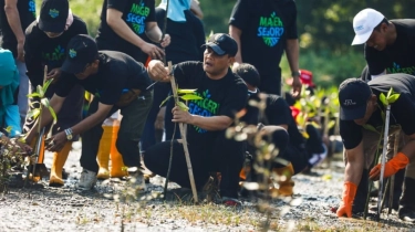 Ahmad Luthfi Pimpin Penanaman Jutaan Bibit Mangrove Secara Serentak, Catatkan Rekor Muri