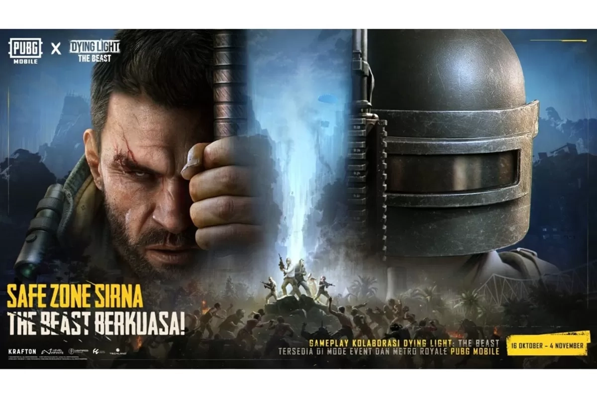 Gamers Merapat, Kolaborasi dengan Dying Light: The Beast, Pertempuran di PUBG Mobile Semakin Seru