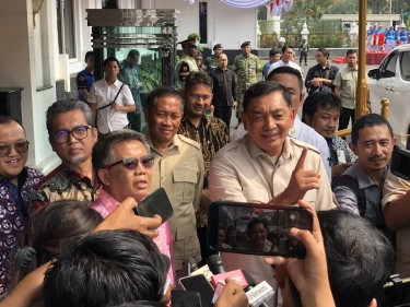 Setelah Ketum NasDem,  Kini Giliran Elite PKS Temui Menhan Sjafrie Sjamsoeddin di Kantor Kemhan