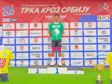 Tutup Musim 2025 Dengan Apik, Pebalap Indonesia Julian Abi Raih Best Sprinter di Tour de Serbie