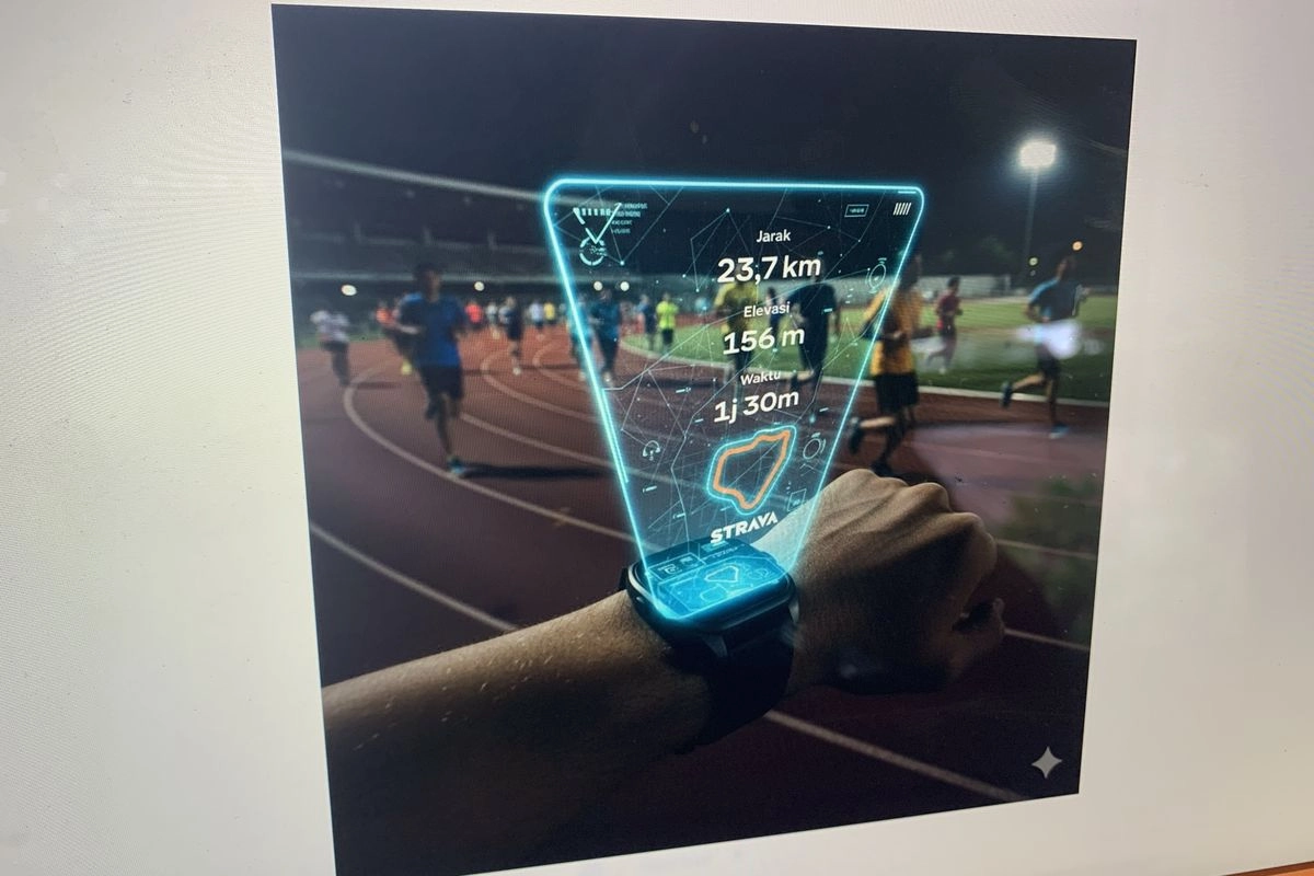 20 Contoh Prompt Gemini AI Hologram Strava yang Futuristik dan Menarik