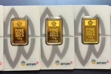 Cuan, Harga Emas Antam Sepekan Naik Rp 123.000 Per Gram