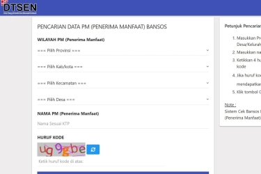 Cara Cek BLT Kesra Rp 900 Ribu Oktober–Desember 2025 Lewat Situs dan Aplikasi Kemensos