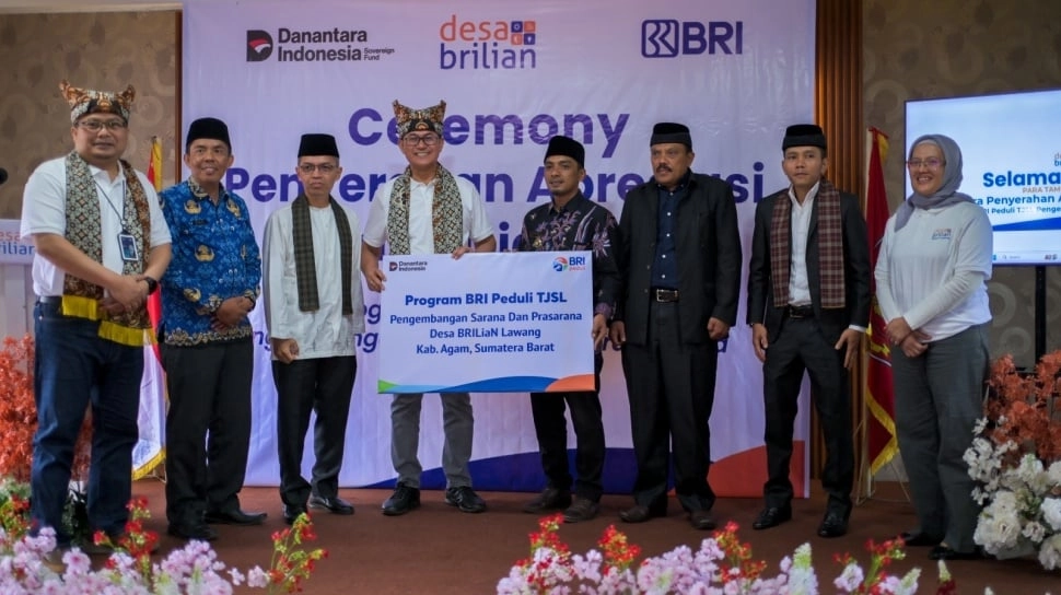 BRI Perkuat Desa BRILiaN Lewat Bantuan Infrastruktur dan UMKM