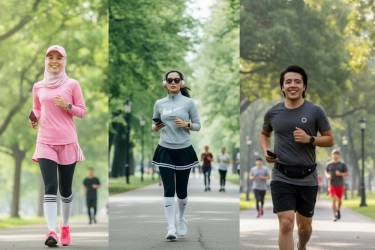 20 Prompt Foto Gemini AI Olahraga Jogging Estetik dan Sporty