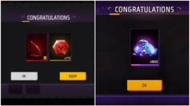 57 Kode Redeem FF Terbaru 27 Oktober 2025: Ada Skin Crimson dan SG2 OPM