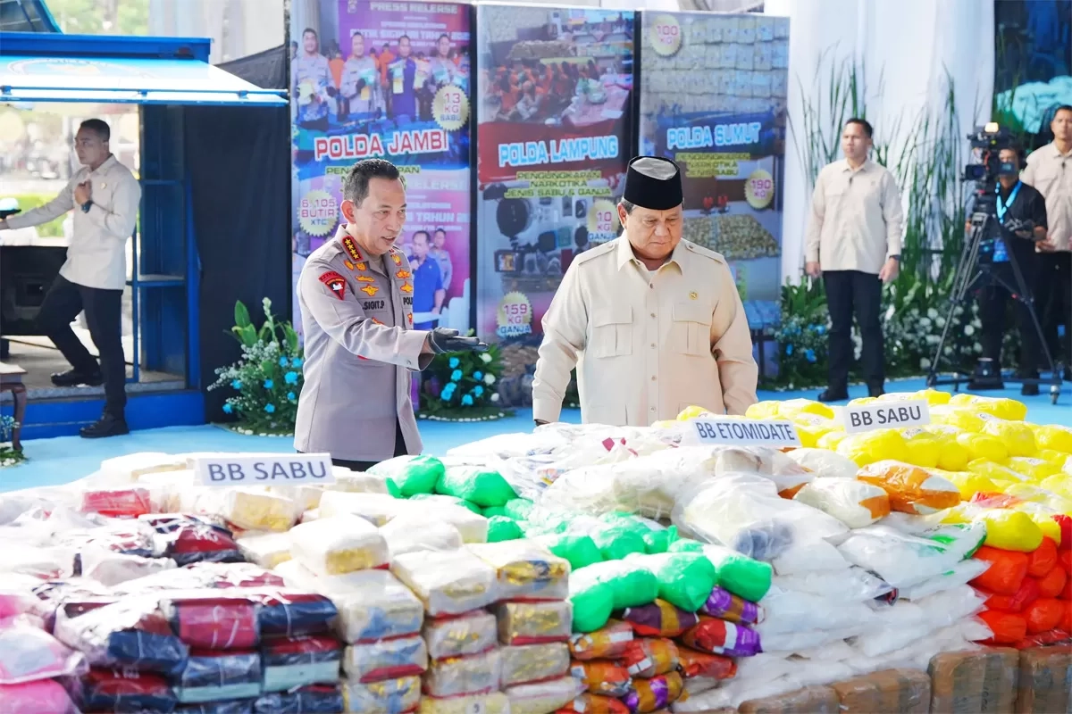 Peneliti: Kehadiran Prabowo Dalam Acara Pemusnahan Narkoba Bukti Kepala Negara Lindungi Generasi Muda