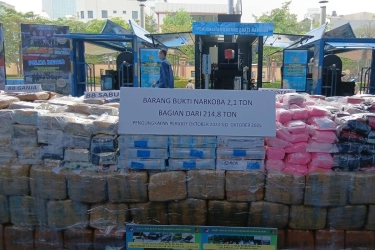 Musnahkan 214,84 Ton Narkoba, Kapolri Klaim Selamatkan 629,93 Juta Jiwa