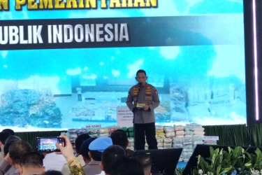 Pemusnahan 214,8 Ton Narkoba Disaksikan Prabowo, Kapolri: Di Luar Ekspektasi Kami