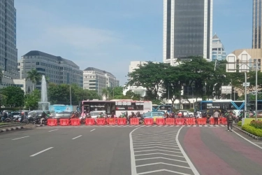 Ada Demo Guru di Monas, Jalan Merdeka Selatan Ditutup